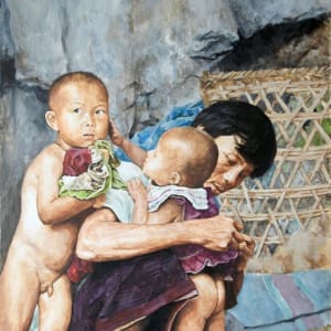 Paintings by Maung Maung Tinn.